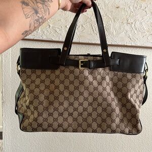 Gucci Canvas Tote Bag (read description!)